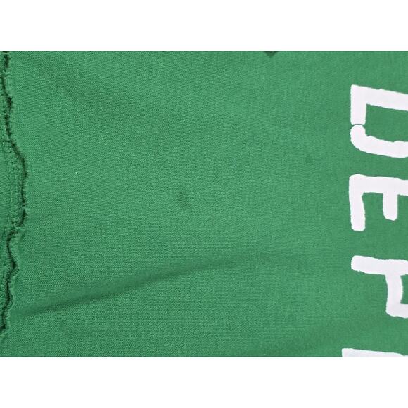 Derek Heart Green Graphic Hoodie Sweatshirt Dress Tunic NYC 22 Phys Ed Size XL - Picture 4 of 8